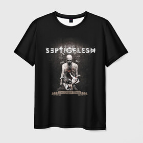 Мужская футболка 3D с принтом Septicflesh в Санкт-Петербурге, 100% полиэфир | прямой крой, круглый вырез горловины, длина до линии бедер | septicflesh | арт | дэт дум метал | дэт метал | музыка | рок | симфоник метал