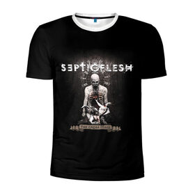 Мужская футболка 3D спортивная с принтом Septicflesh в Санкт-Петербурге, 100% полиэстер с улучшенными характеристиками | приталенный силуэт, круглая горловина, широкие плечи, сужается к линии бедра | septicflesh | арт | дэт дум метал | дэт метал | музыка | рок | симфоник метал