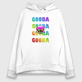 Женское худи Oversize хлопок с принтом GOOBA - 6ix9ine в Санкт-Петербурге, френч-терри — 70% хлопок, 30% полиэстер. Мягкий теплый начес внутри —100% хлопок | боковые карманы, эластичные манжеты и нижняя кромка, капюшон на магнитной кнопке | Тематика изображения на принте: 6ix9ine | 6ix9ine art | 6ix9ine king up | 6ix9ine арт | gooba | gooba 6ix9ine | shark | tekashi | tekashi 6ix9ine | акула | репер 6ix9ine | репер такеши | такеши