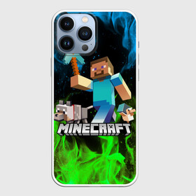 Чехол для iPhone 13 Pro Max с принтом MINECRAFT   МАЙНКРАФТ в Санкт-Петербурге,  |  | Тематика изображения на принте: block | bright | creeper | cube | fire | flame | heat | light | minecraft | pixel | tnt | wildfire | блок | геометрия | искры | крафт | крипер | кубики | майнкрафт | огненный | огонь | пиксели | пламя | пожар | тнт