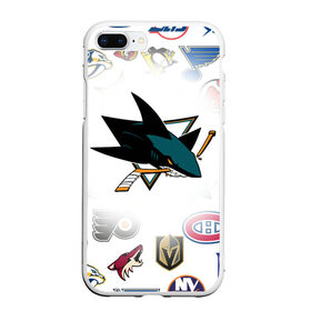 Чехол для iPhone 7Plus/8 Plus матовый с принтом San Jose Sharks (Z) в Санкт-Петербурге, Силикон | Область печати: задняя сторона чехла, без боковых панелей | anaheim ducks | arizona coyotes | boston bruins | buffalo sabres | calgary flames | canadiens de montreal | carolina hurricanes | chicago blackhawks | colorado avalanche | columbus blue jackets | dallas stars | detroit red wings | edmonton oil | hockey | 