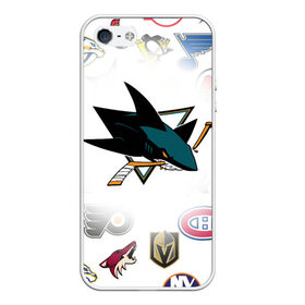 Чехол для iPhone 5/5S матовый с принтом San Jose Sharks (Z) в Санкт-Петербурге, Силикон | Область печати: задняя сторона чехла, без боковых панелей | anaheim ducks | arizona coyotes | boston bruins | buffalo sabres | calgary flames | canadiens de montreal | carolina hurricanes | chicago blackhawks | colorado avalanche | columbus blue jackets | dallas stars | detroit red wings | edmonton oil | hockey | 