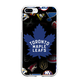 Чехол для iPhone 7Plus/8 Plus матовый с принтом Toronto Maple Leafs (Z) в Санкт-Петербурге, Силикон | Область печати: задняя сторона чехла, без боковых панелей | anaheim ducks | arizona coyotes | boston bruins | buffalo sabres | calgary flames | canadiens de montreal | carolina hurricanes | chicago blackhawks | colorado avalanche | columbus blue jackets | dallas stars | detroit red wings | edmonton oil | hockey | 