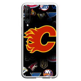 Чехол для Honor P30 с принтом Calgary Flames (Z) в Санкт-Петербурге, Силикон | Область печати: задняя сторона чехла, без боковых панелей | anaheim ducks | arizona coyotes | boston bruins | buffalo sabres | calgary flames | canadiens de montreal | carolina hurricanes | chicago blackhawks | colorado avalanche | columbus blue jackets | dallas stars | detroit red wings | edmonton oil | hockey | 