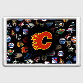 Магнит 45*70 с принтом Calgary Flames (Z) в Санкт-Петербурге, Пластик | Размер: 78*52 мм; Размер печати: 70*45 | Тематика изображения на принте: anaheim ducks | arizona coyotes | boston bruins | buffalo sabres | calgary flames | canadiens de montreal | carolina hurricanes | chicago blackhawks | colorado avalanche | columbus blue jackets | dallas stars | detroit red wings | edmonton oil | hockey | 