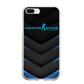 Чехол для iPhone 7Plus/8 Plus матовый с принтом Counter-Strike в Санкт-Петербурге, Силикон | Область печати: задняя сторона чехла, без боковых панелей | ace | ak47 | best | counter strike | cs | cs 1.6 | cs go | cs:go | csgo | css | gameplay | global | m4a1 | offensive | контра | кс го | читы | шутер