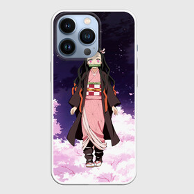 Чехол для iPhone 13 Pro с принтом Незуко в Санкт-Петербурге,  |  | anime | blade demon | demon slayer | kamado | kimetsu no yaiba | nezuko | аниме | демон | зенитсу | камадо | киметсу | клинок рассекающий демонов | недзуко | незуко | тандзиро | юноске