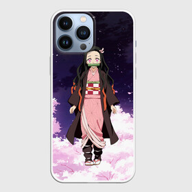 Чехол для iPhone 13 Pro Max с принтом Незуко в Санкт-Петербурге,  |  | anime | blade demon | demon slayer | kamado | kimetsu no yaiba | nezuko | аниме | демон | зенитсу | камадо | киметсу | клинок рассекающий демонов | недзуко | незуко | тандзиро | юноске