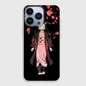 Чехол для iPhone 13 Pro с принтом Незуко в Санкт-Петербурге,  |  | anime | blade demon | demon slayer | kamado | kimetsu no yaiba | nezuko | аниме | демон | зенитсу | камадо | киметсу | клинок рассекающий демонов | недзуко | незуко | тандзиро | юноске