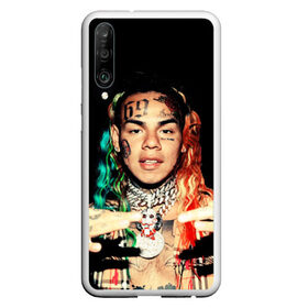 Чехол для Honor P30 с принтом 6IX9INE в Санкт-Петербурге, Силикон | Область печати: задняя сторона чехла, без боковых панелей | 6ix9ine | gooba | hernandez | tekashi