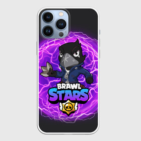 Чехол для iPhone 13 Pro Max с принтом Brawl Stars CROW в Санкт-Петербурге,  |  | Тематика изображения на принте: 8 bit | 8 бит | bibi | brawl | brawl stars | crow | leon | spike | sprout | stars | бравл | бравл старс | браво старс | игра | компьютерная | кров | леон | онлайн | старс