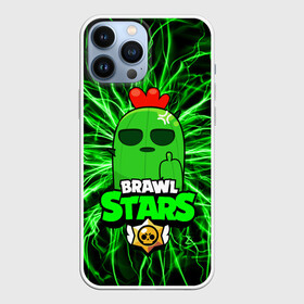 Чехол для iPhone 13 Pro Max с принтом Brawl Stars SPIKE в Санкт-Петербурге,  |  | Тематика изображения на принте: 8 bit | 8 бит | bibi | brawl | brawl stars | crow | leon | spike | sprout | stars | бравл | бравл старс | браво старс | игра | компьютерная | кров | леон | онлайн | старс