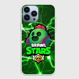 Чехол для iPhone 13 Pro Max с принтом Brawl Stars SPIKE в Санкт-Петербурге,  |  | Тематика изображения на принте: 8 bit | 8 бит | bibi | brawl | brawl stars | crow | leon | spike | sprout | stars | бравл | бравл старс | браво старс | игра | компьютерная | кров | леон | онлайн | старс