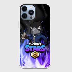 Чехол для iPhone 13 Pro Max с принтом Brawl Stars CROW в Санкт-Петербурге,  |  | Тематика изображения на принте: 8 bit | 8 бит | bibi | brawl | brawl stars | crow | leon | spike | sprout | stars | бравл | бравл старс | браво старс | игра | компьютерная | кров | леон | онлайн | старс