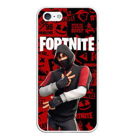 Чехол для iPhone 5/5S матовый с принтом FORTNITE x IKONIK в Санкт-Петербурге, Силикон | Область печати: задняя сторона чехла, без боковых панелей | deadmau5 | fortnite | fortnite 2 | fortnite x маршмелло | ikonik | marshmello | ninja | ninja streamer | raven | travis scott | ворон | иконик | ниндзя | пили | рейвен | трэвис скотт | фортнайт