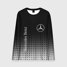 Мужской лонгслив 3D с принтом Mercedes-Benz в Санкт-Петербурге, 100% полиэстер | длинные рукава, круглый вырез горловины, полуприлегающий силуэт | Тематика изображения на принте: amg | mercedes | mercedes значок | mercedes лого | mercedes марка | амг | бенц | лого автомобиля | логотип мерседес | мерин | мерс | мерседес | мерседес бенз | мерседес лого | мерседес эмблема