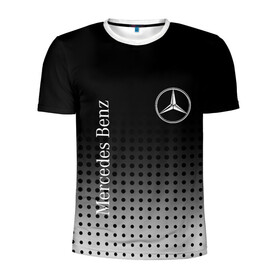 Мужская футболка 3D спортивная с принтом Mercedes-Benz в Санкт-Петербурге, 100% полиэстер с улучшенными характеристиками | приталенный силуэт, круглая горловина, широкие плечи, сужается к линии бедра | amg | mercedes | mercedes значок | mercedes лого | mercedes марка | амг | бенц | лого автомобиля | логотип мерседес | мерин | мерс | мерседес | мерседес бенз | мерседес лого | мерседес эмблема