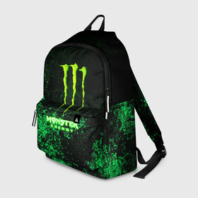 Рюкзак 3D с принтом MONSTER ENERGY в Санкт-Петербурге, 100% полиэстер | лямки с регулируемой длиной, сверху петелька, чтобы рюкзак можно было повесить на вешалку. Основное отделение закрывается на молнию, как и внешний карман. Внутри два дополнительных кармана, один из которых закрывается на молнию. По бокам два дополнительных кармашка | amg | auto | bmw | honda | jdm | mercedes | nissan | porsche | racing | sport | subar | toyota | автомобил | автомобильные | киа | лексус | марка | машины | митсубиси | ниссан | порше | спорт | субару | тесла | тойота | хонда