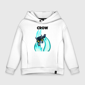 Детское худи Oversize хлопок с принтом BRAWL STARS MECHA CROW. в Санкт-Петербурге, френч-терри — 70% хлопок, 30% полиэстер. Мягкий теплый начес внутри —100% хлопок | боковые карманы, эластичные манжеты и нижняя кромка, капюшон на магнитной кнопке | Тематика изображения на принте: 8 bit | brawl stars | crow | leon | leon shark | max | mecha | mecha crow | mr.p | sally leon | shark | sprout | tara | virus 8 bit | werewolf leon | акула | берли | бравл старс | ворон | макс | оборотень