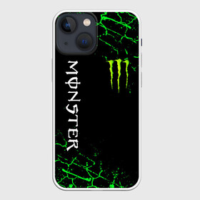 Чехол для iPhone 13 mini с принтом MONSTER ENERGY в Санкт-Петербурге,  |  | black monster | bmx | claw | cybersport | energy | monster | monster energy | moto | motocross | race | sport | киберспорт | когти | монстер энерджи | монстр | мото | мотокросс | ралли | скейтбординг | спорт | энергия