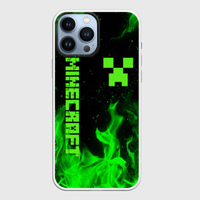 Чехол для iPhone 13 Pro Max с принтом MINECRAFT CREEPER в Санкт-Петербурге,  |  | block | creeper | cube | minecraft | pixel | блок | геометрия | крафт | крипер | кубики | майнкрафт | пиксели