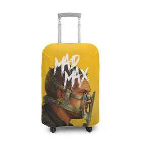 Чехол для чемодана 3D с принтом Mad Max в Санкт-Петербурге, 86% полиэфир, 14% спандекс | двустороннее нанесение принта, прорези для ручек и колес | Тематика изображения на принте: mad max | mad max fury road | безумный макс | мад макс | мед макс мэд макс