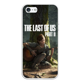 Чехол для iPhone 5/5S матовый с принтом The Last of Us part 2 в Санкт-Петербурге, Силикон | Область печати: задняя сторона чехла, без боковых панелей | 