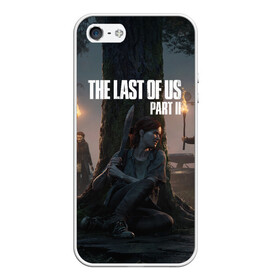 Чехол для iPhone 5/5S матовый с принтом The Last of Us part 2 в Санкт-Петербурге, Силикон | Область печати: задняя сторона чехла, без боковых панелей | ellie | games | joel | naughty dog | night | джоэл | игры | ночь | одни из нас | часть 2 | элли