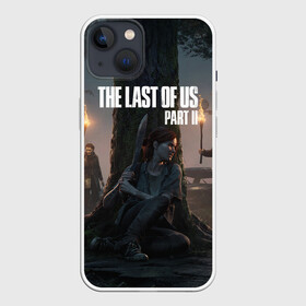 Чехол для iPhone 13 с принтом The Last of Us part 2 в Санкт-Петербурге,  |  | ellie | games | joel | naughty dog | night | джоэл | игры | ночь | одни из нас | часть 2 | элли