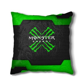 Подушка 3D с принтом MONSTER ENERGY (Z) в Санкт-Петербурге, наволочка – 100% полиэстер, наполнитель – холлофайбер (легкий наполнитель, не вызывает аллергию). | состоит из подушки и наволочки. Наволочка на молнии, легко снимается для стирки | black monster | bmx | claw | cybersport | energy | monster | monster energy | moto | motocross | race | sport | киберспорт | когти | монстер энерджи | монстр | мото | мотокросс | ралли | скейтбординг | спорт | энергия