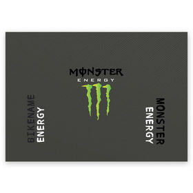 Поздравительная открытка с принтом MONSTER ENERGY (Z) в Санкт-Петербурге, 100% бумага | плотность бумаги 280 г/м2, матовая, на обратной стороне линовка и место для марки
 | Тематика изображения на принте: black monster | bmx | claw | cybersport | energy | monster | monster energy | moto | motocross | race | sport | киберспорт | когти | монстер энерджи | монстр | мото | мотокросс | ралли | скейтбординг | спорт | энергия