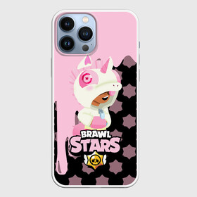 Чехол для iPhone 13 Pro Max с принтом Brawl stars Unicorn. в Санкт-Петербурге,  |  | Тематика изображения на принте: bibi | brawl stars | coach mike | leon | leon shark | mecha crow | mr.p | sally leon | sandy | sprout | unicorn | virus 8 bit | биби | бравл старс | вирус 8 бит | леон | оборотень | спроут | сэли леон