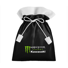 Подарочный 3D мешок с принтом MONSTER ENERGY KAWASAKI | МОНСТЕР ЭНЕРДЖИ КАВАСАКИ (Z) в Санкт-Петербурге, 100% полиэстер | Размер: 29*39 см | bike | energy | kawasaki | monster | monster energy | moto | motocross | ninja | sport | zzr | кавасаки | кавасаки ниндзя | монстер энерджи | монстр | мото | мотокросс | ниндзя | спорт | энергия