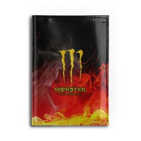 Обложка для автодокументов с принтом MONSTER ENERGY в Санкт-Петербурге, натуральная кожа |  размер 19,9*13 см; внутри 4 больших “конверта” для документов и один маленький отдел — туда идеально встанут права | energy | honda | mercedes | monster energy | porsche | racing | sport | toyota | автомобил | автомобильные | марка | машины | митсубиси | монстр | монстр энерджи | порше | спорт | тесла | тойота | хонда