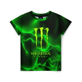 Детская футболка 3D с принтом MONSTER ENERGY в Санкт-Петербурге, 100% гипоаллергенный полиэфир | прямой крой, круглый вырез горловины, длина до линии бедер, чуть спущенное плечо, ткань немного тянется | energy | honda | mercedes | monster energy | porsche | racing | sport | toyota | автомобил | автомобильные | марка | машины | митсубиси | монстр | монстр энерджи | порше | спорт | тесла | тойота | хонда