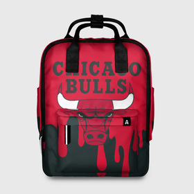 Женский рюкзак 3D с принтом Chicago Bulls. в Санкт-Петербурге, 100% полиэстер | лямки с регулируемой длиной, сверху ручки, чтобы рюкзак нести как сумку. Основное отделение закрывается на молнию, как и внешний карман. Внутри два дополнительных кармана, один из которых закрывается на молнию. По бокам два дополнительных кармашка, куда поместится маленькая бутылочка
 | Тематика изображения на принте: 23 | air jordan | bulls | chicago bulls | jordan | michael jordan | nba | paris saint germain | psg | red | sport | быки | джордан | майкл джордан | псж | спорт | чикаго буллс