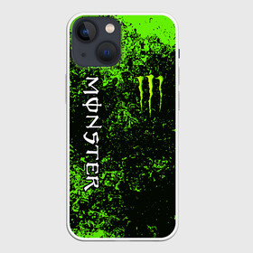 Чехол для iPhone 13 mini с принтом MONSTER ENERGY в Санкт-Петербурге,  |  | black monster | bmx | claw | cybersport | energy | monster | monster energy | moto | motocross | race | sport | киберспорт | когти | монстер энерджи | монстр | мото | мотокросс | ралли | скейтбординг | спорт | энергия