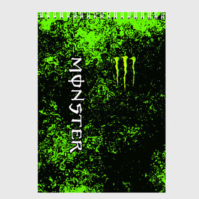 Скетчбук с принтом MONSTER ENERGY в Санкт-Петербурге, 100% бумага
 | 48 листов, плотность листов — 100 г/м2, плотность картонной обложки — 250 г/м2. Листы скреплены сверху удобной пружинной спиралью | black monster | bmx | claw | cybersport | energy | monster | monster energy | moto | motocross | race | sport | киберспорт | когти | монстер энерджи | монстр | мото | мотокросс | ралли | скейтбординг | спорт | энергия