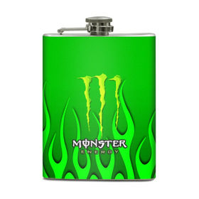 Фляга с принтом MONSTER ENERGY в Санкт-Петербурге, металлический корпус | емкость 0,22 л, размер 125 х 94 мм. Виниловая наклейка запечатывается полностью | Тематика изображения на принте: energy | honda | mercedes | monster energy | porsche | racing | sport | toyota | автомобил | автомобильные | марка | машины | митсубиси | монстр | монстр энерджи | порше | спорт | тесла | тойота | хонда