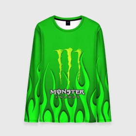 Мужской лонгслив 3D с принтом MONSTER ENERGY в Санкт-Петербурге, 100% полиэстер | длинные рукава, круглый вырез горловины, полуприлегающий силуэт | energy | honda | mercedes | monster energy | porsche | racing | sport | toyota | автомобил | автомобильные | марка | машины | митсубиси | монстр | монстр энерджи | порше | спорт | тесла | тойота | хонда