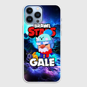 Чехол для iPhone 13 Pro Max с принтом BRAWL STARS GALE в Санкт-Петербурге,  |  | Тематика изображения на принте: bibi | brawl stars | coach mike | crow | gale | leon | leon shark | max | mecha crow | mortis | mr.p | phoenix | sally leon | sandy | spike | sprout | tara | unicorn | virus 8 bit | werewolf | ворон | оборотень