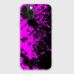 Чехол для iPhone 12 Pro Max с принтом Чёрная магия в Санкт-Петербурге, Силикон |  | Тематика изображения на принте: paint | paints | брызги | брызги краски | брызги красок | краска | краски | пятна краски | разводы | разводы краски | смешивание красок | фиолетово черный | фон | цвета