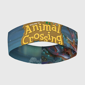 Повязка на голову 3D с принтом ANIMAL CROSSING в Санкт-Петербурге,  |  | animal crossing:new horizons | game | nintendo | анимал кроссинг | животные | звери | игра | нинтендо | пересечение животных
