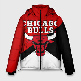 Мужская зимняя куртка 3D с принтом CHICAGO BULLS в Санкт-Петербурге, верх — 100% полиэстер; подкладка — 100% полиэстер; утеплитель — 100% полиэстер | длина ниже бедра, свободный силуэт Оверсайз. Есть воротник-стойка, отстегивающийся капюшон и ветрозащитная планка. 

Боковые карманы с листочкой на кнопках и внутренний карман на молнии. | Тематика изображения на принте: bulls | chicago | chicago bulls | nba | red bulls | usa | америка | быки | нба | сша | чикаго буллс