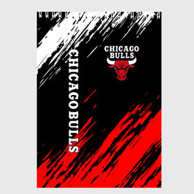 Скетчбук с принтом CHICAGO BULLS в Санкт-Петербурге, 100% бумага
 | 48 листов, плотность листов — 100 г/м2, плотность картонной обложки — 250 г/м2. Листы скреплены сверху удобной пружинной спиралью | bulls | chicago | chicago bulls | nba | red bulls | usa | америка | быки | нба | сша | чикаго буллс