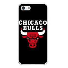 Чехол для iPhone 5/5S матовый с принтом CHICAGO BULLS в Санкт-Петербурге, Силикон | Область печати: задняя сторона чехла, без боковых панелей | bulls | chicago | chicago bulls | nba | red bulls | usa | америка | быки | нба | сша | чикаго буллс