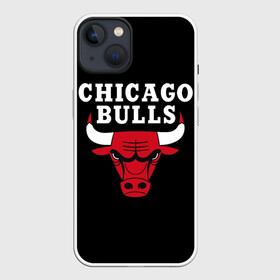 Чехол для iPhone 13 с принтом CHICAGO BULLS | ЧИКАГО БУЛЛС в Санкт-Петербурге,  |  | Тематика изображения на принте: bulls | chicago | chicago bulls | nba | red bulls | usa | америка | быки | нба | сша | чикаго буллс