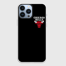 Чехол для iPhone 13 Pro Max с принтом CHICAGO BULLS   ЧИКАГО БУЛЛС ЛОГО НА КАРМАШКЕ в Санкт-Петербурге,  |  | Тематика изображения на принте: bulls | chicago | chicago bulls | nba | red bulls | usa | америка | быки | нба | сша | чикаго буллс