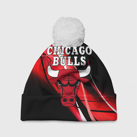 Шапка 3D c помпоном с принтом CHICAGO BULLS | ЧИКАГО БУЛЛС в Санкт-Петербурге, 100% полиэстер | универсальный размер, печать по всей поверхности изделия | 23 | bulls | chicago bulls | jordan | logo | michael jordan | nba | paris saint germain | psg | red | sport | быки | джордан | лого | майкл джордан | псж | спорт | чикаго буллс