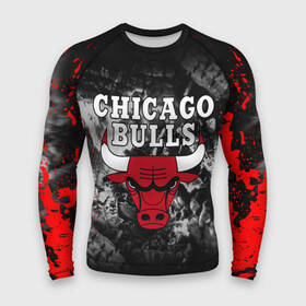 Мужской рашгард 3D с принтом CHICAGO BULLS в Санкт-Петербурге,  |  | bulls | chicago | chicago bulls | nba | red bulls | usa | америка | быки | нба | сша | чикаго буллс